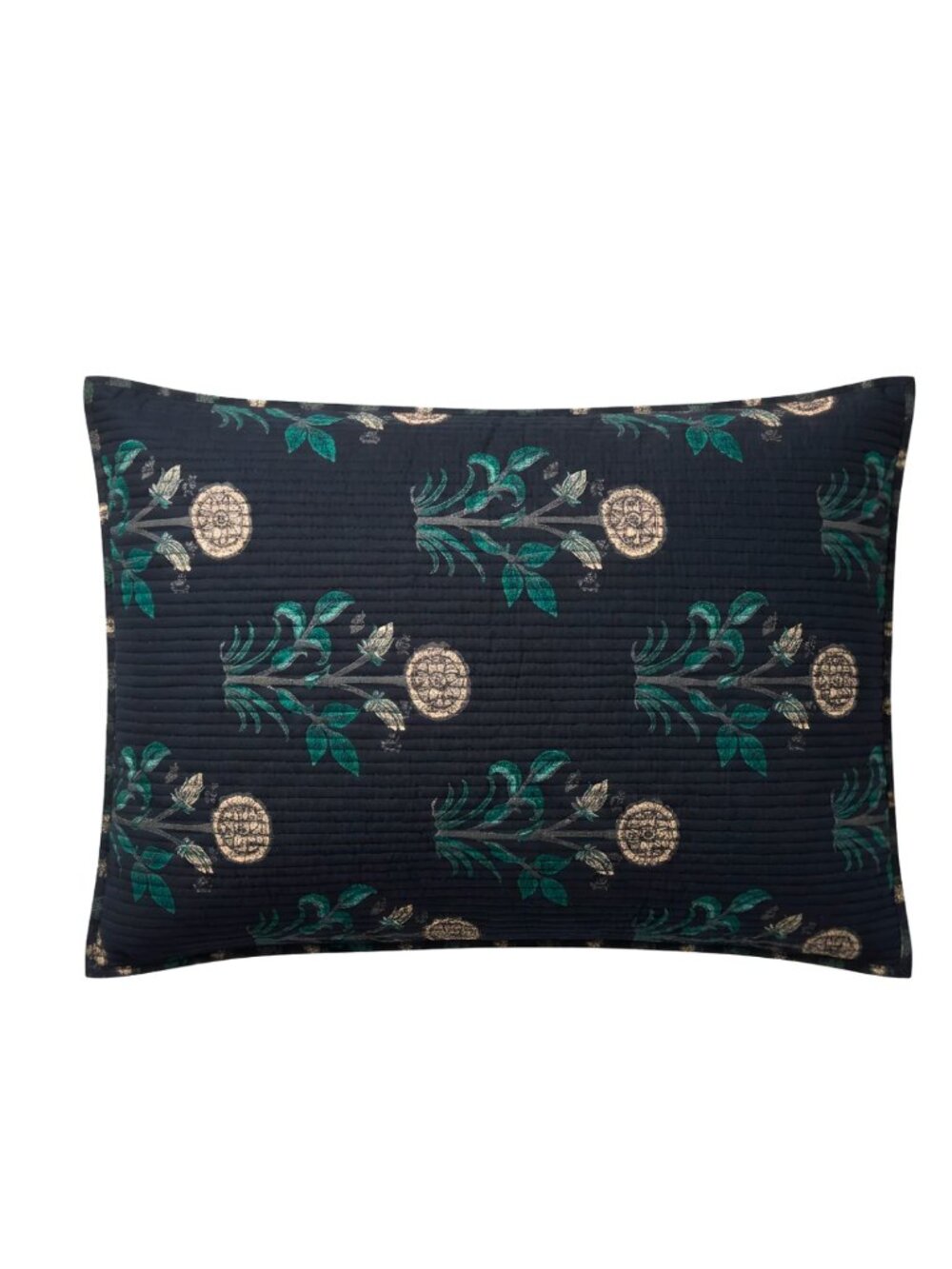 Sunday Floral Quilted Sham Cover Set of 2